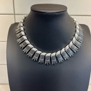 Vintage 1960’s Sarah Coventry Silver Tone Collar Necklace